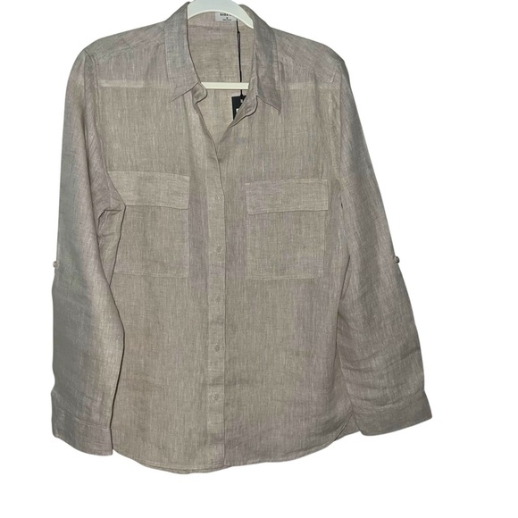 BABATON Fr ARITZIA 100% linen shirt size medium NWT - Picture 4 of 13